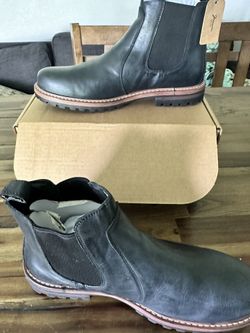 Jousen Chelsea Boots Casual Slip On Ankle Mens Boots 