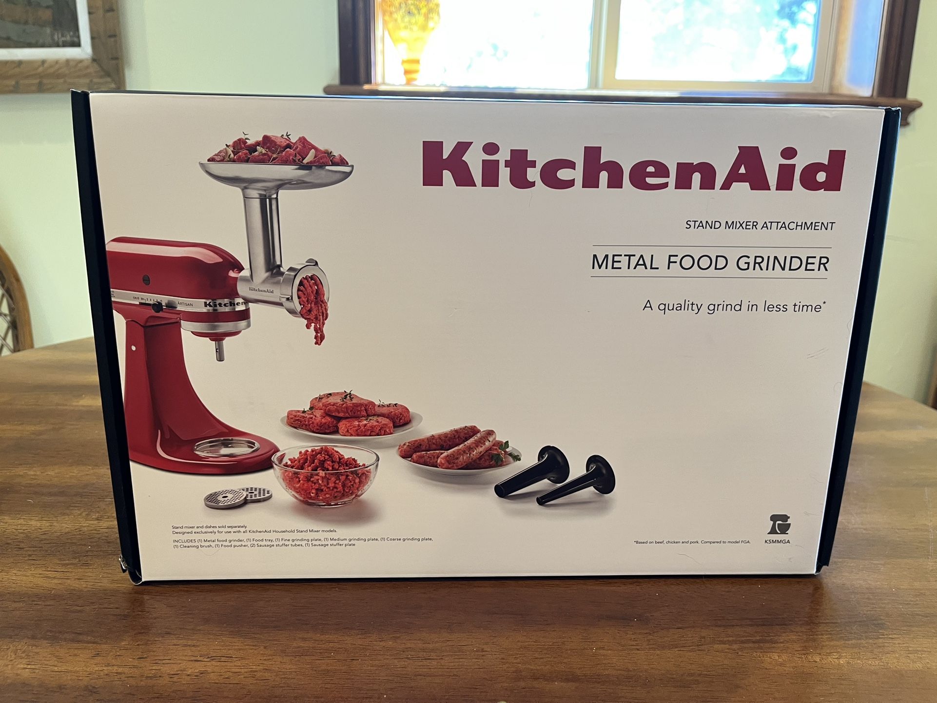 KitchenAid Stand Mixer Metal Food Grinder Attachment