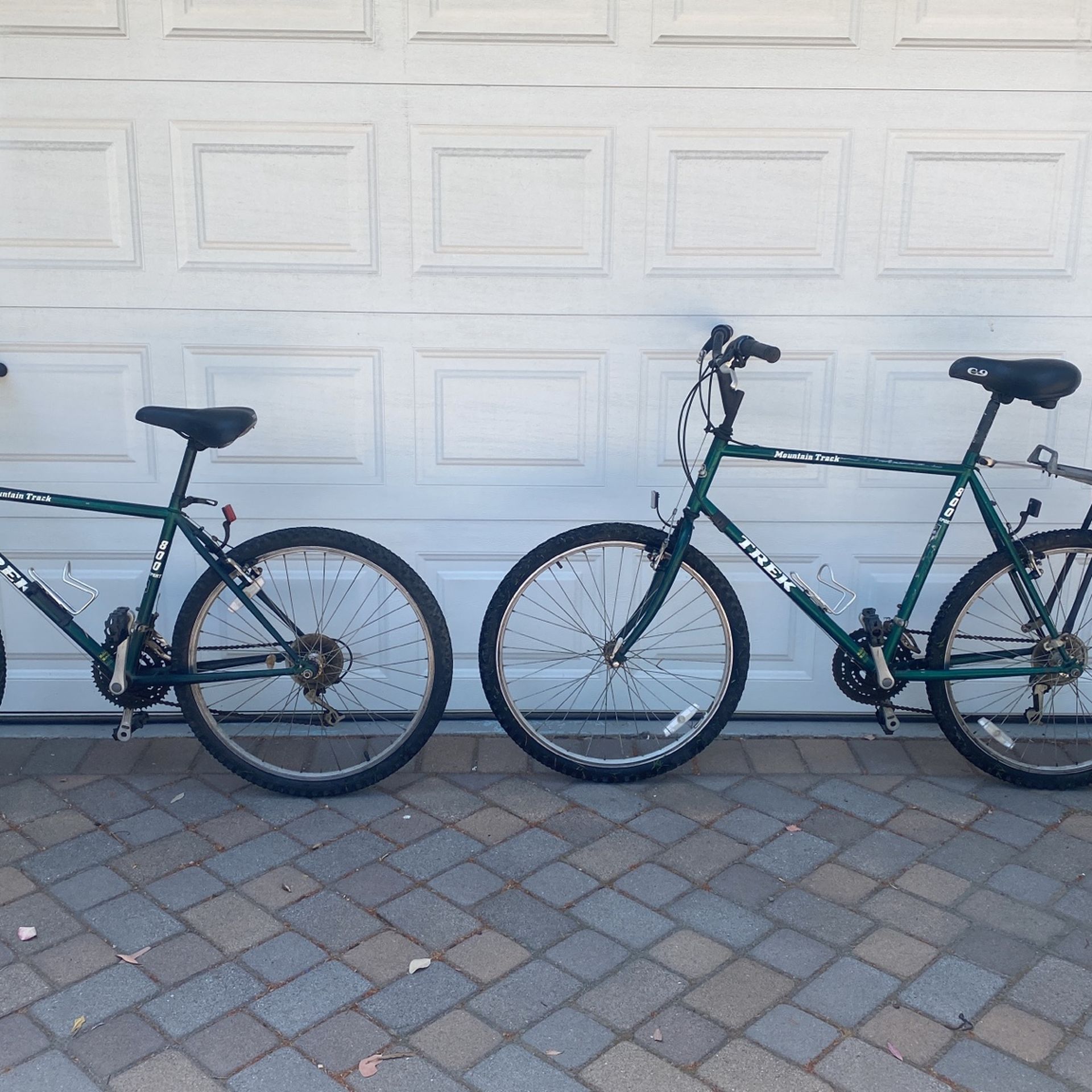 2 Trek Bikes (Mountain Track 800 Sport)