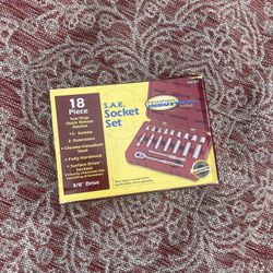 18 piece socket wrench set (or I’ll throw it in with purchase of the tool chest)