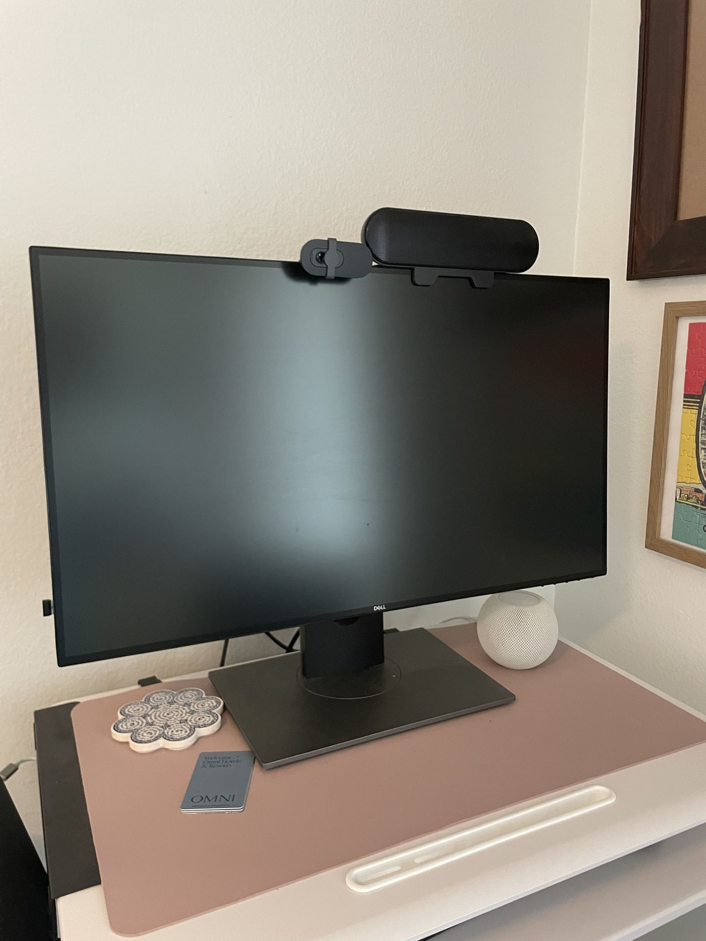 27” Office Monitor w/ Speakers & Webcam