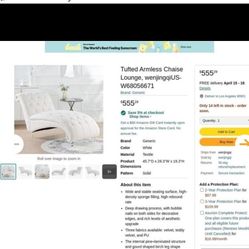 Brand New Chaise Lounge Chair