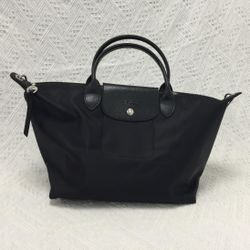 Longchamp Le Pliage Neo Tote Bag size Large Black