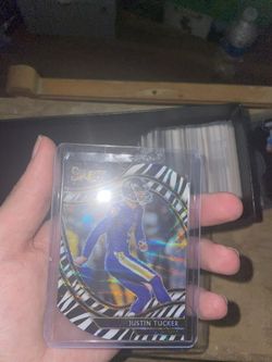Justin Tucker Zebra Die Cut Prizm