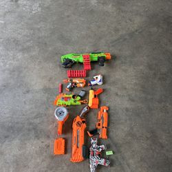 Assortment Of Nerf Guns NO AMMO 45$