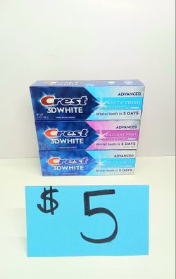 Crest 3D White Toothpastes