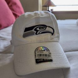 💚💙 Seattle Seahawks- White Baseball Hat