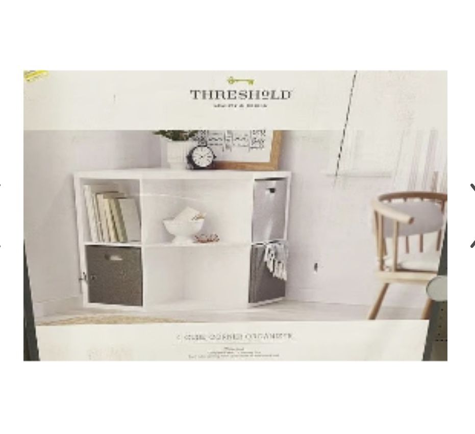 Threshold 4 Cube Corner Organizer-Threshold - New Home | Color: White