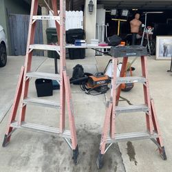 Werner Tripod Ladders 4’ and 6’ 