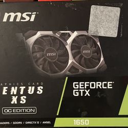 MSI Geforce GTX 1650 Ventus XS og edition