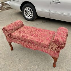 Floral Pattern Settee 