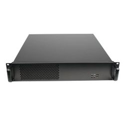2U Rackmount ATX Server Chassis Case — Dual 80mm Fans, 4 PCIe Slots, USB 2.0