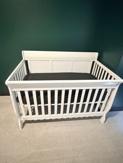 Baby Crib And Changing Table