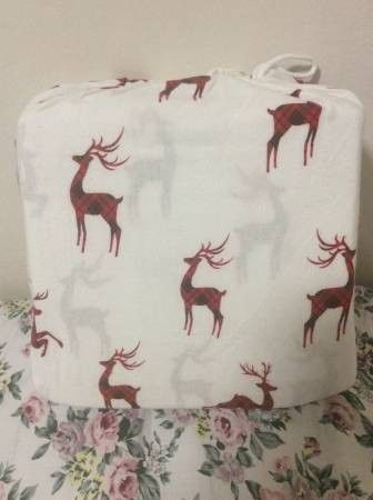Cotton 4-piece Flannel Full/ Queen Sheet Set