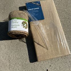 Burlap  Burlap canvas 