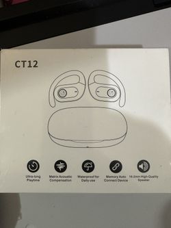 PSIER Open Ear Headphones Wireless Earbuds with LED Digital Display 40 Hrs Playtime Earbuds Bluetooth 5.3, Premium Sound True 16mm Speakers Air Conduc