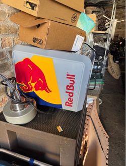 Red Bull mini fridge