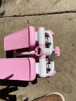 Pink Mini Stepper Exercise Machine
