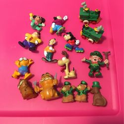 Vintage 1970s Mix Collectible Figures, Lot of 15