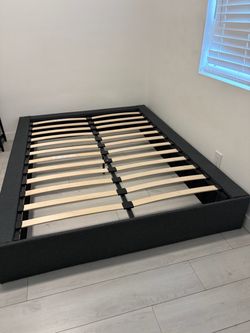 Nay Blue Platform Bed Frame