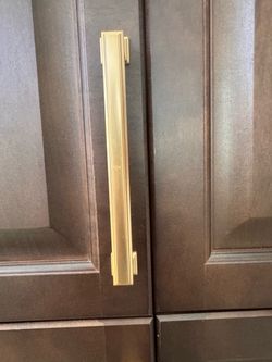 Brushed Gold Cabinet Bar Pull Handle