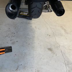 Stock Harley Black Muffler For M8 Model 