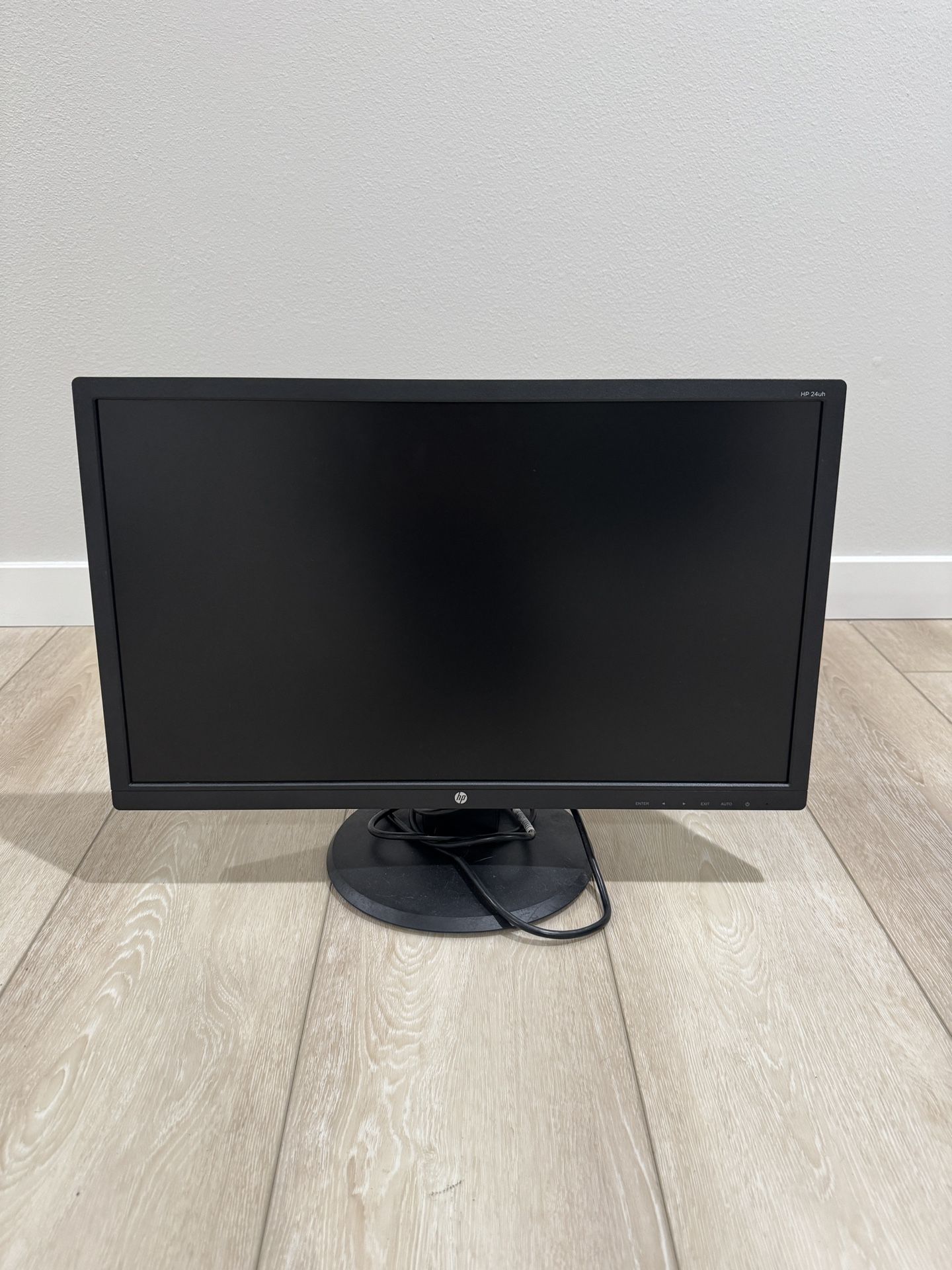 HP Computer Monitor 24uh 24-inch LED Backlit