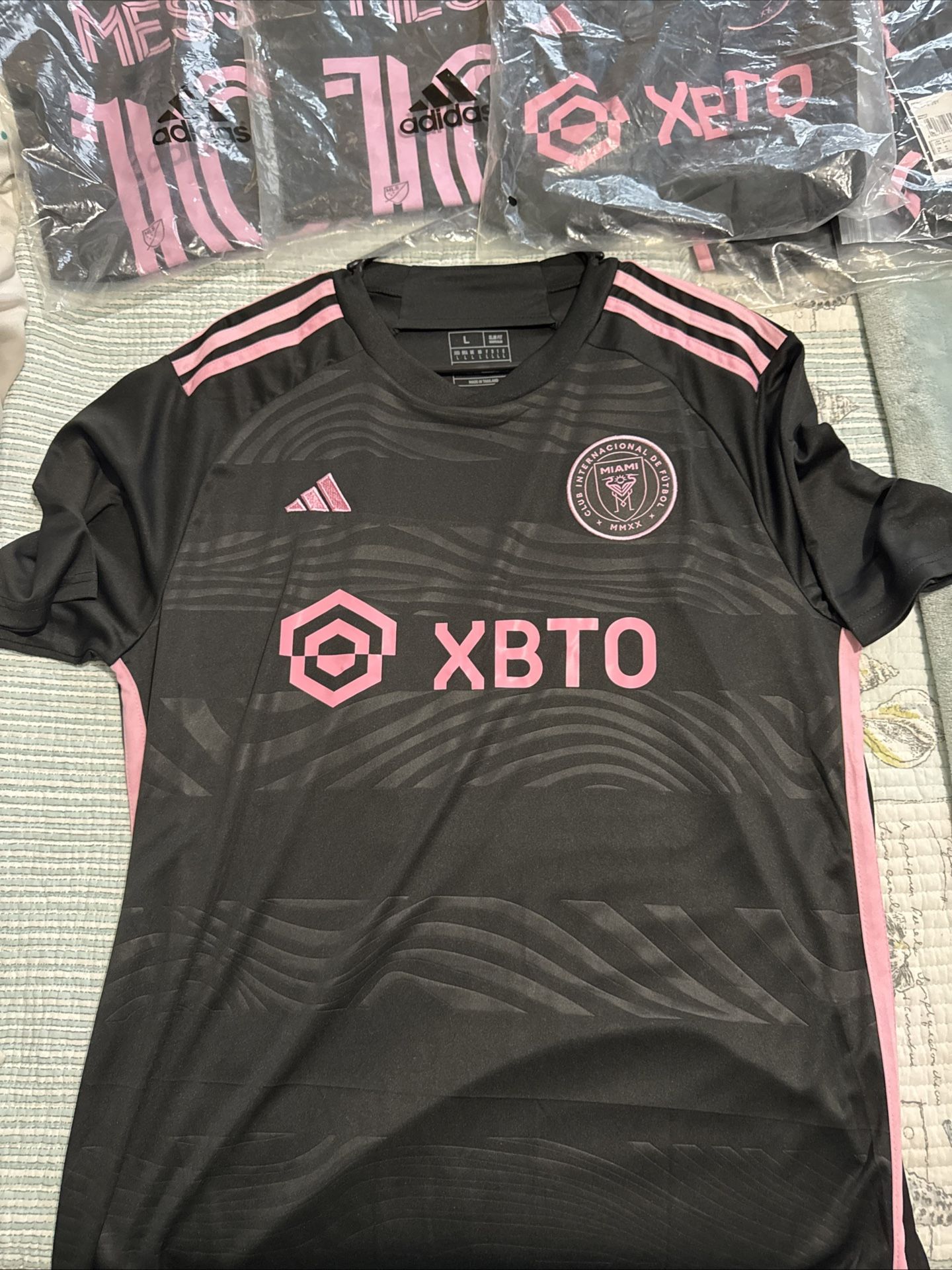 Lionel Messi Inter Miami Jersey - Black - Size Medium