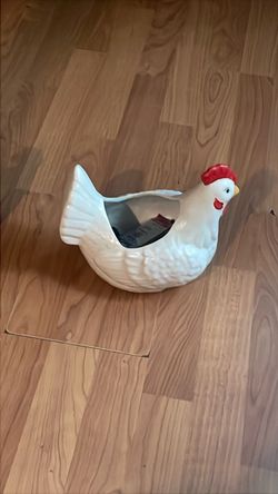 Hermosa gallina de decoración