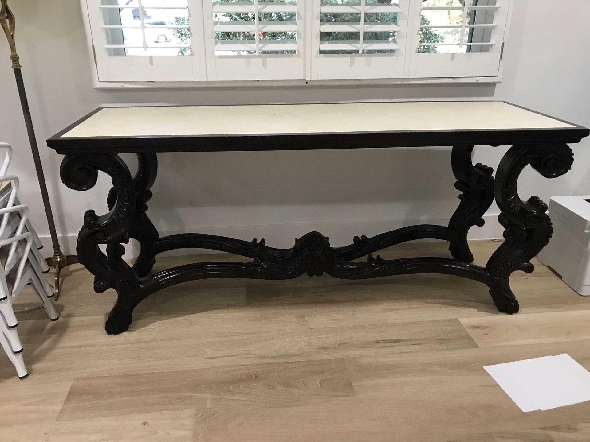 OLY STUDIO console table. Perfect condition. 70 inches long