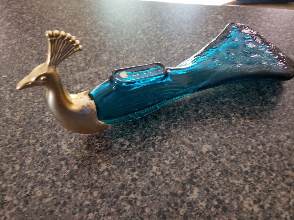 Peacock Avon Perfume Bottle