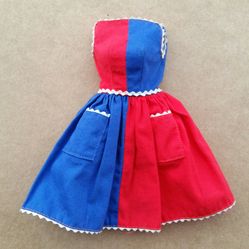 Vintage Barbie fancy free outfit dress
