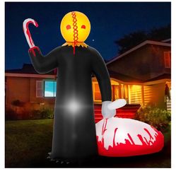 Halloween outdoor decorations.