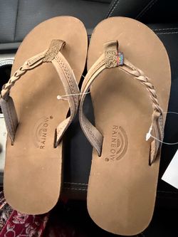 Rainbow sandals brand new kids size 2/3