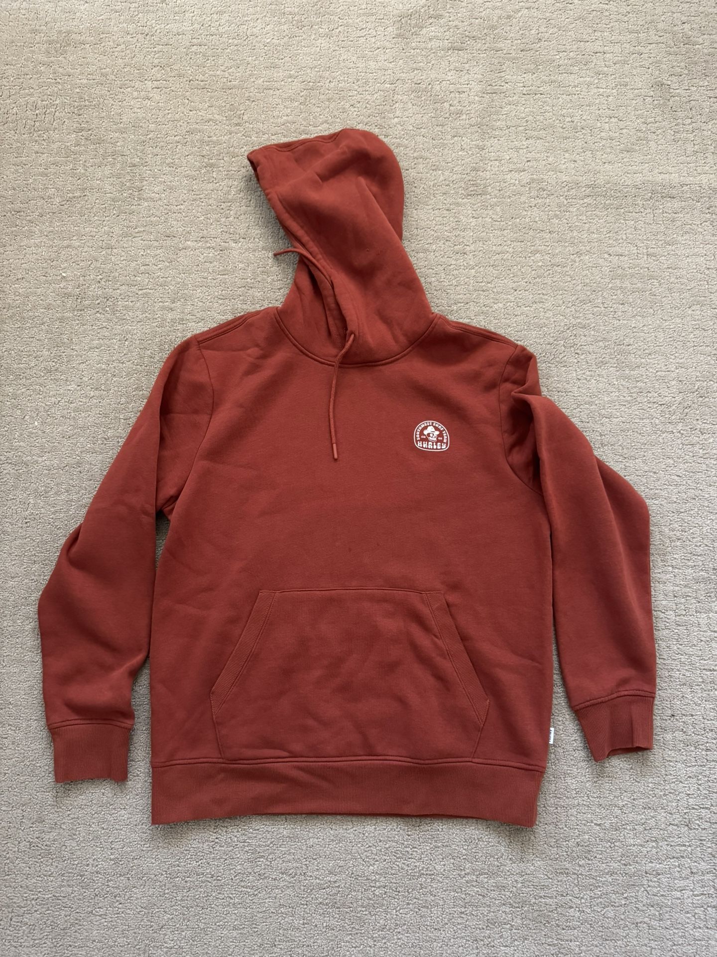 Used Orange Hurley Hoodie - Adult M