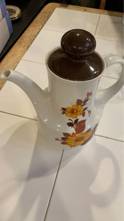 Flower tea pot