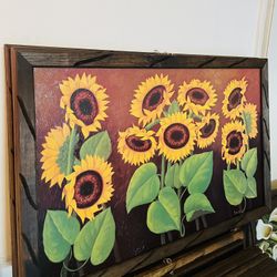 Cuadro De Girasoles