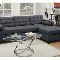 Gray Sectional Sofa 