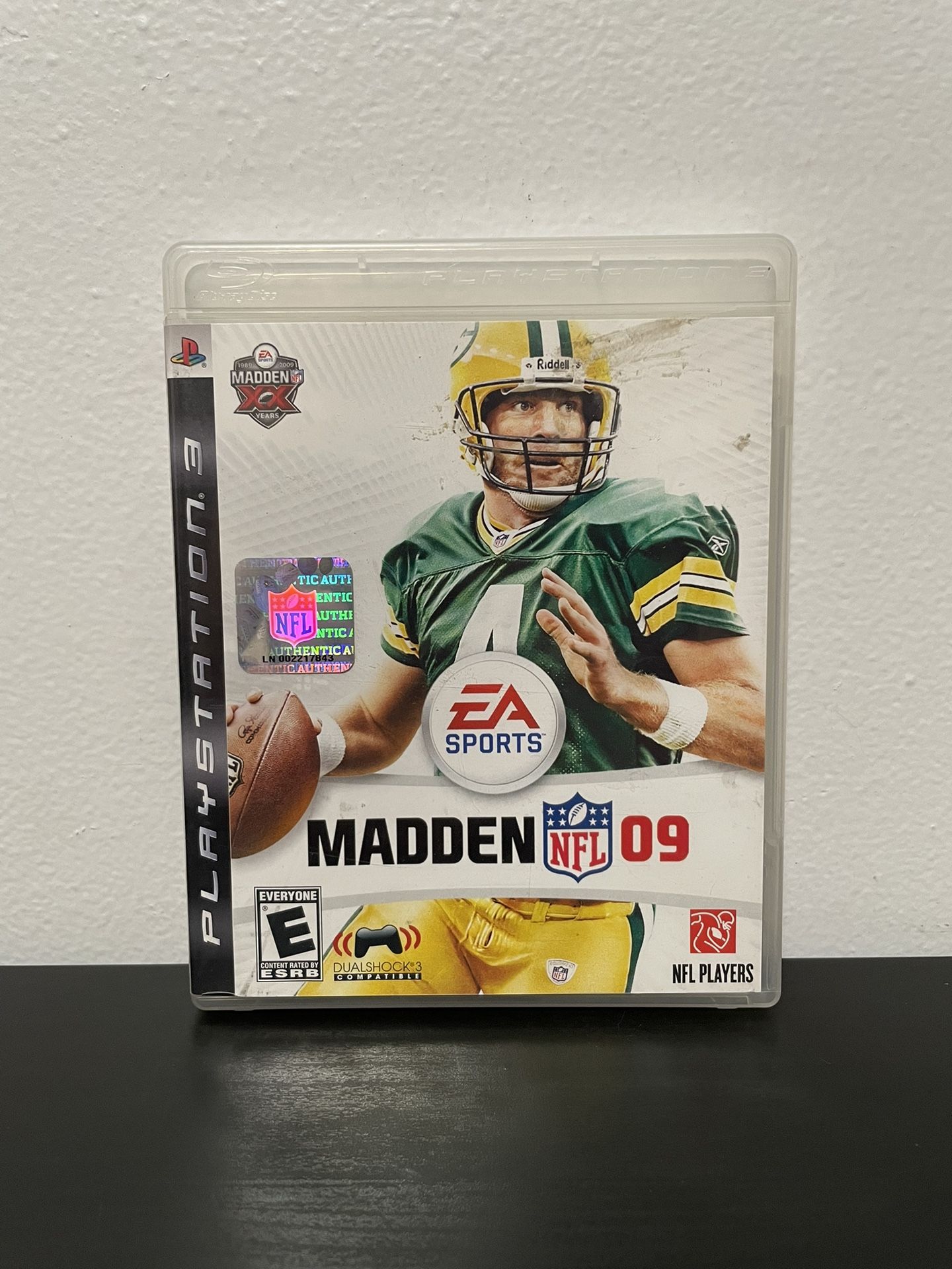Madden NFL 09 PS3 PlayStation 3 Sony Video Game Football Brett Favre