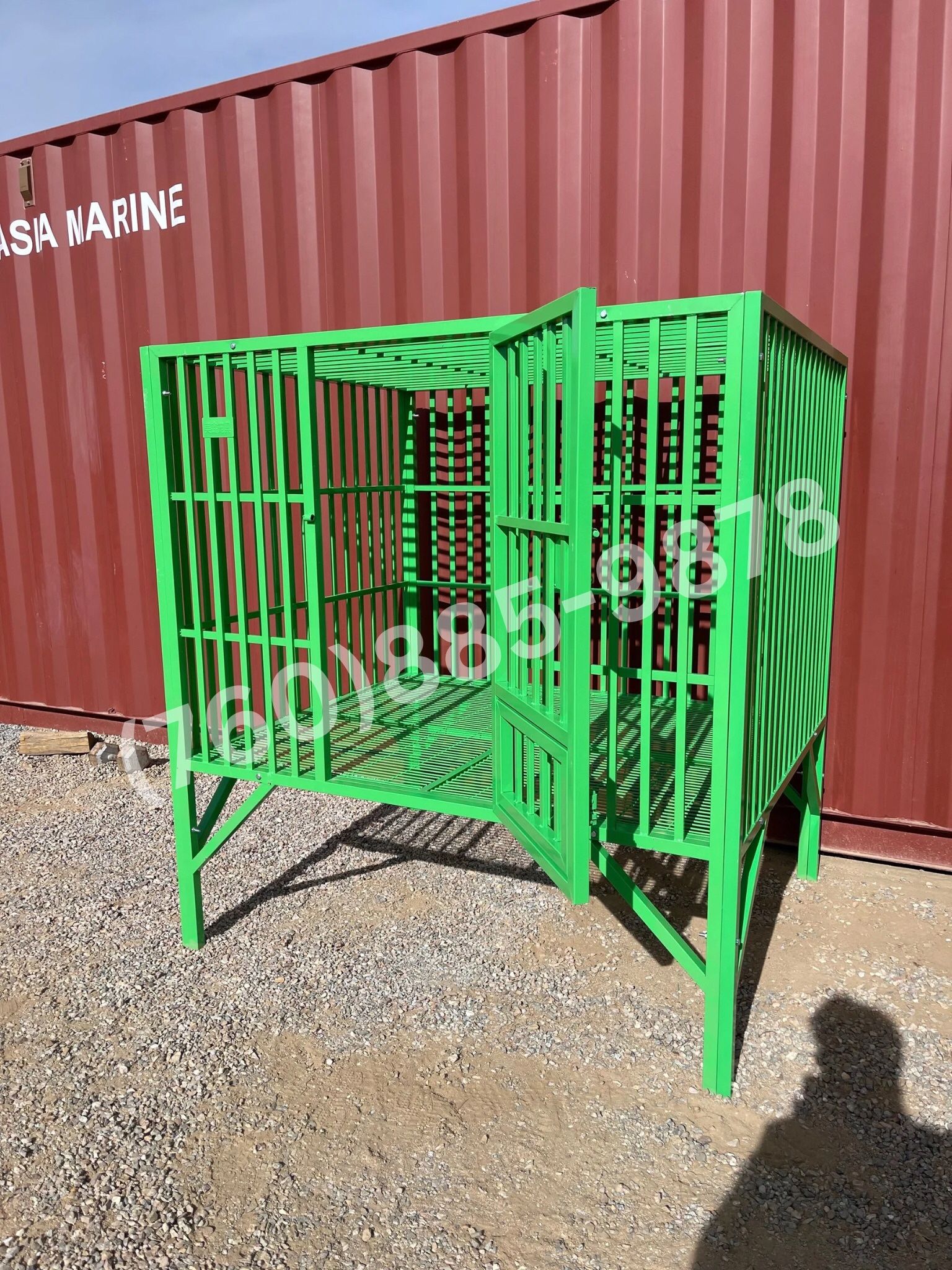 Large Elevated Dog Cage / Chicken Coop - Heavy Duty 62”x47”x65”