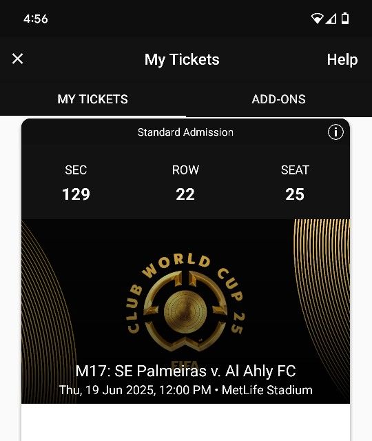 FIFA: MetLife NJ - Extra Tickets