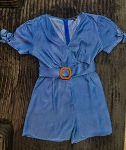 Blue romper short
