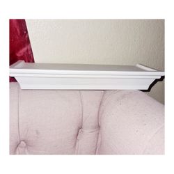 White Wall Floating Shelf Home Decor