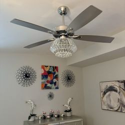 Set Of 3 Chandelier Ceiling Fans