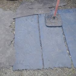16"x 48 "Concrete Border Stamps (Slate) + Tamper