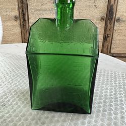 Green Embossed Collectible Bottle