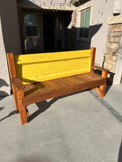 Custom Tailgate Bench