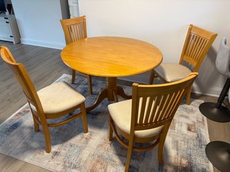 Sold Wood Table