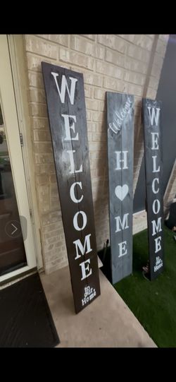 6 Ft Welcome Sing For Sale $28