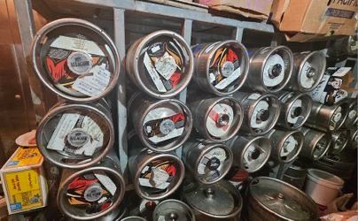 Custom Keg Racks For Brewery or Bar